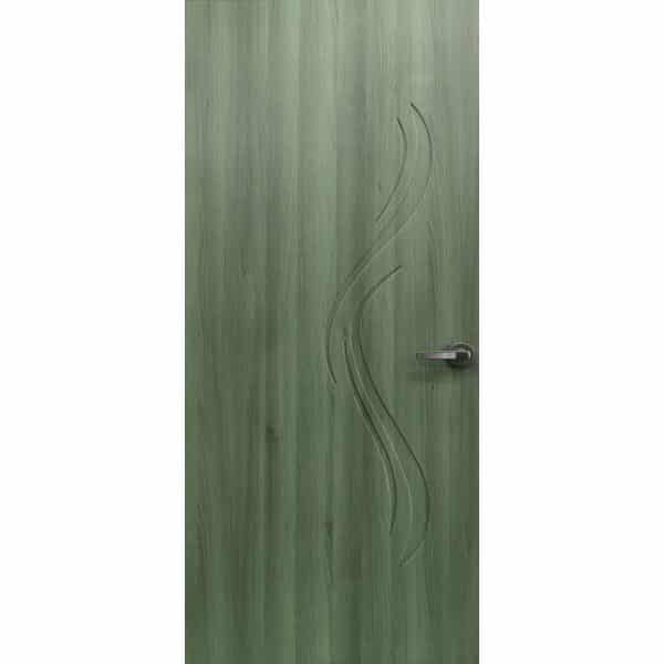 טפט לדלת. ציפוי מגנטי לדלת כניסה דגם קורל, עץ צבע חום עם חריטה יפה בצד