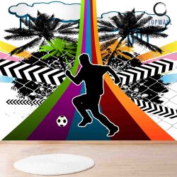 טפט כדורגל בצבעים – olympic – אולימפיק טפטים ופרקטים
