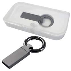 “קליבר” דיסק און קי 16GB טיטניום עם חריטה אישית