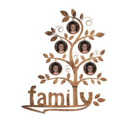עץ משפחתי מדהים עם תמונות האהובים לכם והקדשה אישית