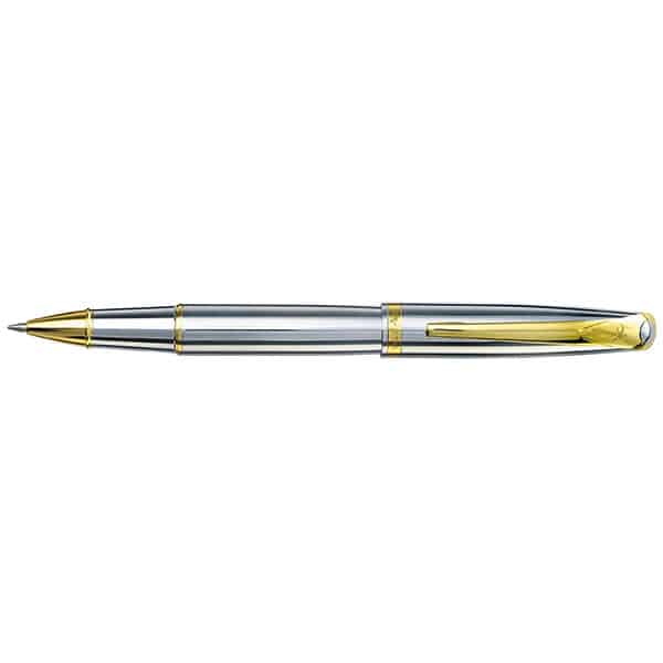 עט אאורה Aura רולר כרום קליפס זהב