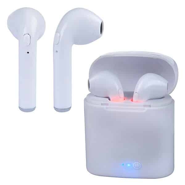 אוזניות EarBuds IN-EAR i12-mini אלחוטיות Bluetooth 5.3 עם בית טעינה עם חריטה אישית