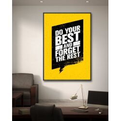 תמונת קנבס בסגנון השראה ומוטיבציה למשרד “DO your BEST”