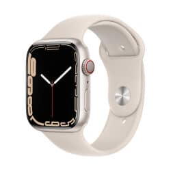 שעון חכם watch series 7 esim 45 לבן apple