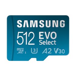 כרטיס SAMSUNG EVO SELECT MICROSDXC 512GB