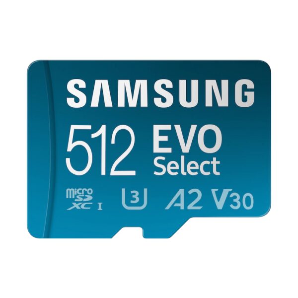 כרטיס SAMSUNG EVO SELECT MICROSDXC 512GB
