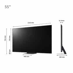 טלוויזיה חכמה 55″ 4k בטכנולוגיית lg qned – quantum dot &amp nanocell 55qned816ra