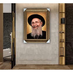 5726 – ציור של הרב נתן צבי פינקל להדפסה על קנבס או זכוכית