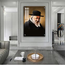 5728 -ציור של הרב ישעיה מקרסטיר להדפסה על קנבס או זכוכית מחוסמת