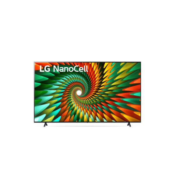 מסך טלוויזיה “65 4k nanocell smart tv מעבד α5 דור 6 עם בינה מלאכותית lg 65nano776ra