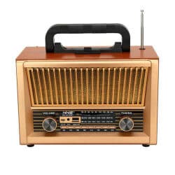 רדיו בעיצוב רטרו בלוטוס עם שלט nns radio retro style ny9675/ ns2076bt זק”ש