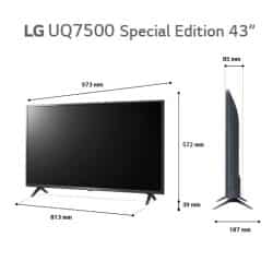 מסך 43″ lg uhd uq7500 k4 special edition smart 43uq75006