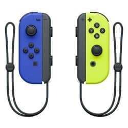 בקרי שליטה nintendo switch joy-con pair blue /neon yellow