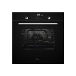תנור בנוי שחור טלסקופי midea n5m90e5-b