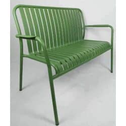 ספסל אלומיניום ירוק