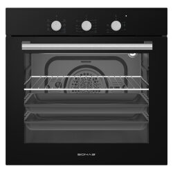 תנור בנוי 60 sn 550 bl שחור sonab