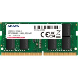 כרטיס זיכרון פנימי למחשב נייד Adata Premier SO-DIMM CL22 16GB DDR4 3200MHz