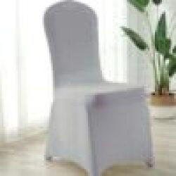 כיסוי לכיסא פלסטיק או מתכת צבע אפור