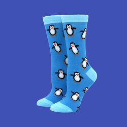 גרביים מעוצבים פינגווין שמח