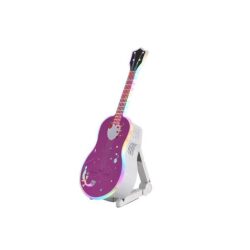 גיטרה מוארת בוורוד או כחול RGB כולל רמקול בלוטוס