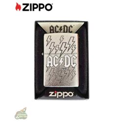 מצית זיפו בעיצוב סמל להקת ACDC חברת ZIPPO