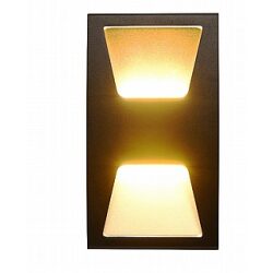 מנורת קיר דקורטיבית LED 12W בצבע לבן + זהב ושחור+זהב