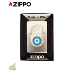 מצית זיפו בעיצוב חמסה ZIPPO + מילוי מתנה