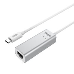 מתאם רשת UNITEK Aluminium Gigabit Ethernet Y-3465 USB3.1 Type-C