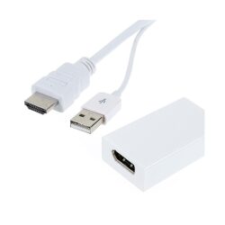 מתאם HDMI to DP Converter USB+כולל AUDIO
