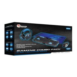 ערכת גיימינג Dragon Gaming Combo Pack שחור/כחול