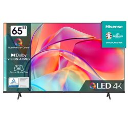 מסך טלוויזיה hisense qled “65 4k vidda 6 65e7kq