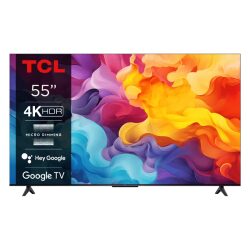 טלוויזיה חכמה 55″  tcl 55v6b 4k smart google tv uhd טי סי אל