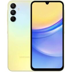 טלפון סלולרי samsung galaxy a15 sm-a155f/ds 128gb 4gb ram סמסונג צהוב יבואן רשמי