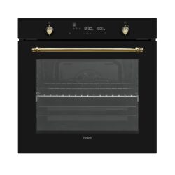 תנור בנוי 75 ליטר דלת soft קרה rb61bl שחור כפרי בלרס bellers