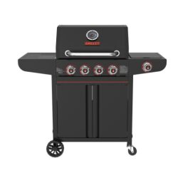 גריל גז 4 מבערים  כירת צד carbon אמגזית 34065 amgazit