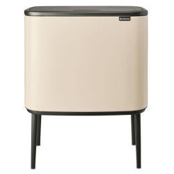 פח אשפה למטבח BO טאץ 36 ליטר, בז’ עדין Brabantia