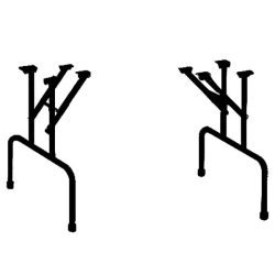 רגליים מתקפלות לשולחן עץ, ברוחב 60-80 ס”מ (זוג) SIH
