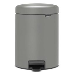 פח פדל 5 ליטר אפור בטון מינרלי Brabantia – NewIcon