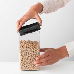 מיכל אחסון שקוף 1.6 ל’, מכסה אפור כהה | ללא Brabantia ֻ| PBA