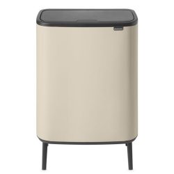 פח אשפה למטבח BO טאץ 60 ליטר,בז׳ עדין Brabantia