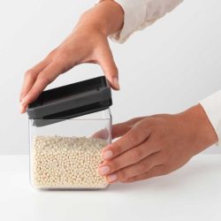 מיכל אחסון שקוף 0.7 ל’, מכסה אפור כהה | ללא Brabantia ֻ| PBA