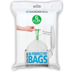 שקיות לפח אשפה 30-23 ליטר 40 יח” Brabantia – קוד G
