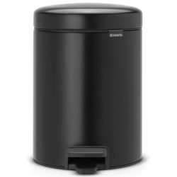 פח פדל 5 ליטר שחור מט Brabantia – NewIcon