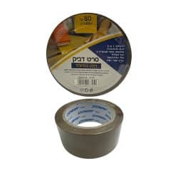 דבק אריזה חום 100 מטר סופר איכותי