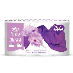 נייר טואלט כפול איכותי 16/32 גלילים