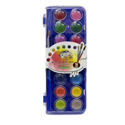 צבעי מים 16 גוונים+מכחול איכותי