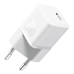 מטען קיר מהיר GaN5 בהספק 20W מבית Baseus לבן