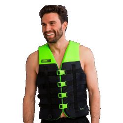אפוד הצלה בצבע ירוק לימון של חברת JOBE