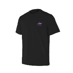 חולצת טי שירט גברים אזטרון דגם NASA BLACK