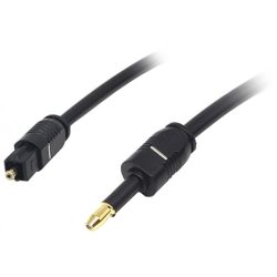 כבל אופטי Toslink ל-Mini Toslink זכר באורך 1.5 מטר